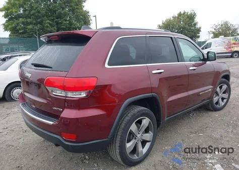 2016 Jeep Grand Cherokee Limited z USA, uszkodzony, nr VIN 1C4RJFBG6GC420534